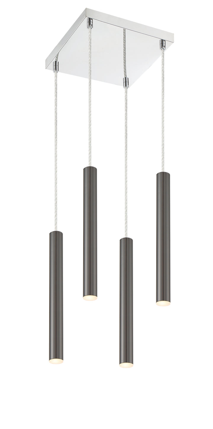 Forest - LED 4 Light Chandelier (917MP12-PBL-LED-4SCH)