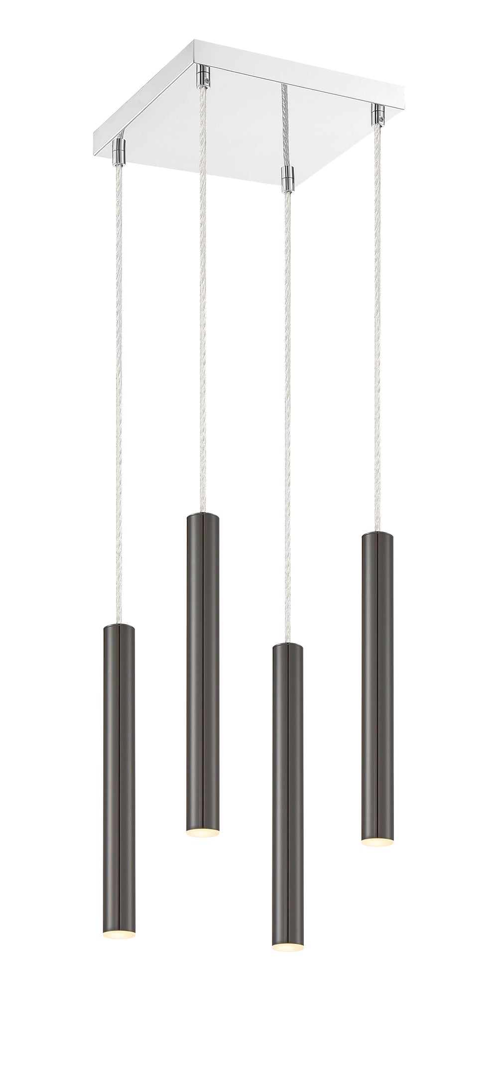 Forest - LED 4 Light Chandelier (917MP12-PBL-LED-4SCH)