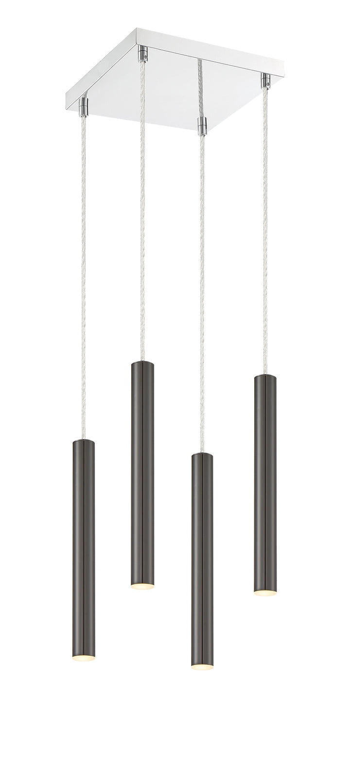 Forest - LED 4 Light Chandelier (917MP12-PBL-LED-4SCH)
