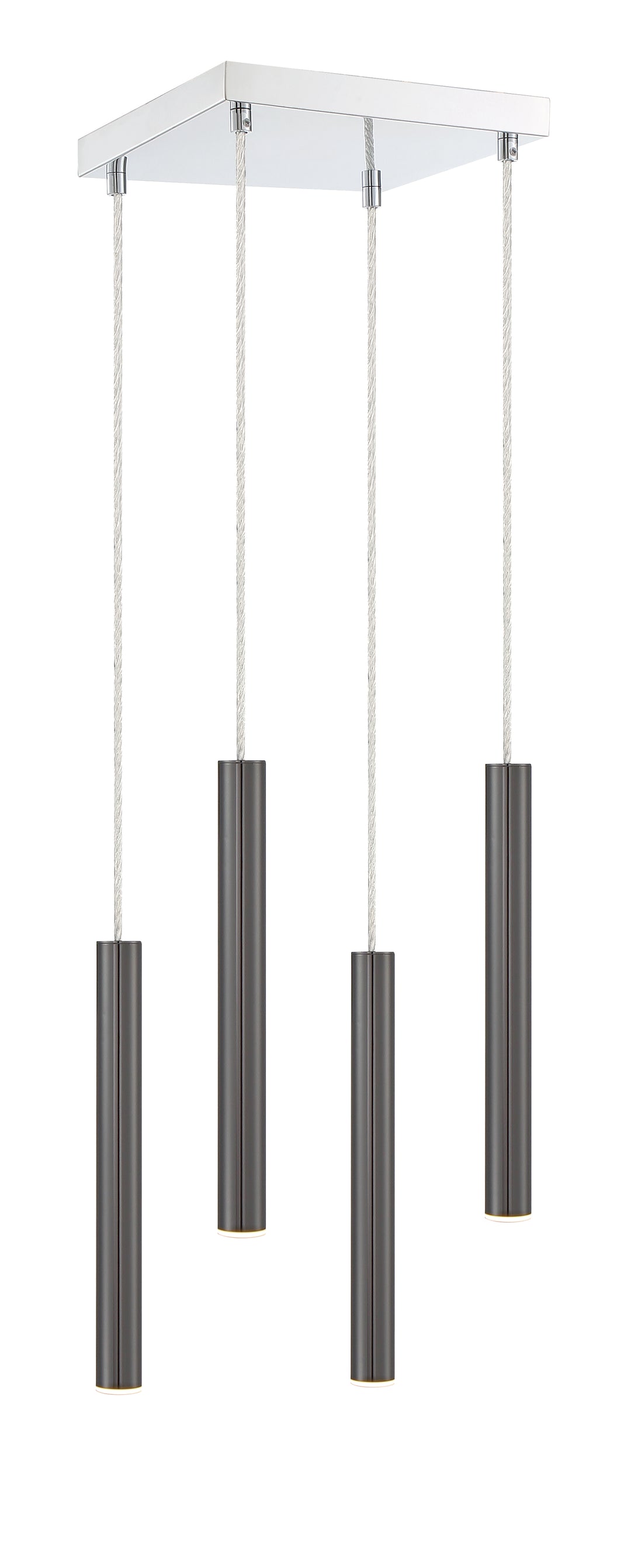 Forest - LED 4 Light Chandelier (917MP12-PBL-LED-4SCH)