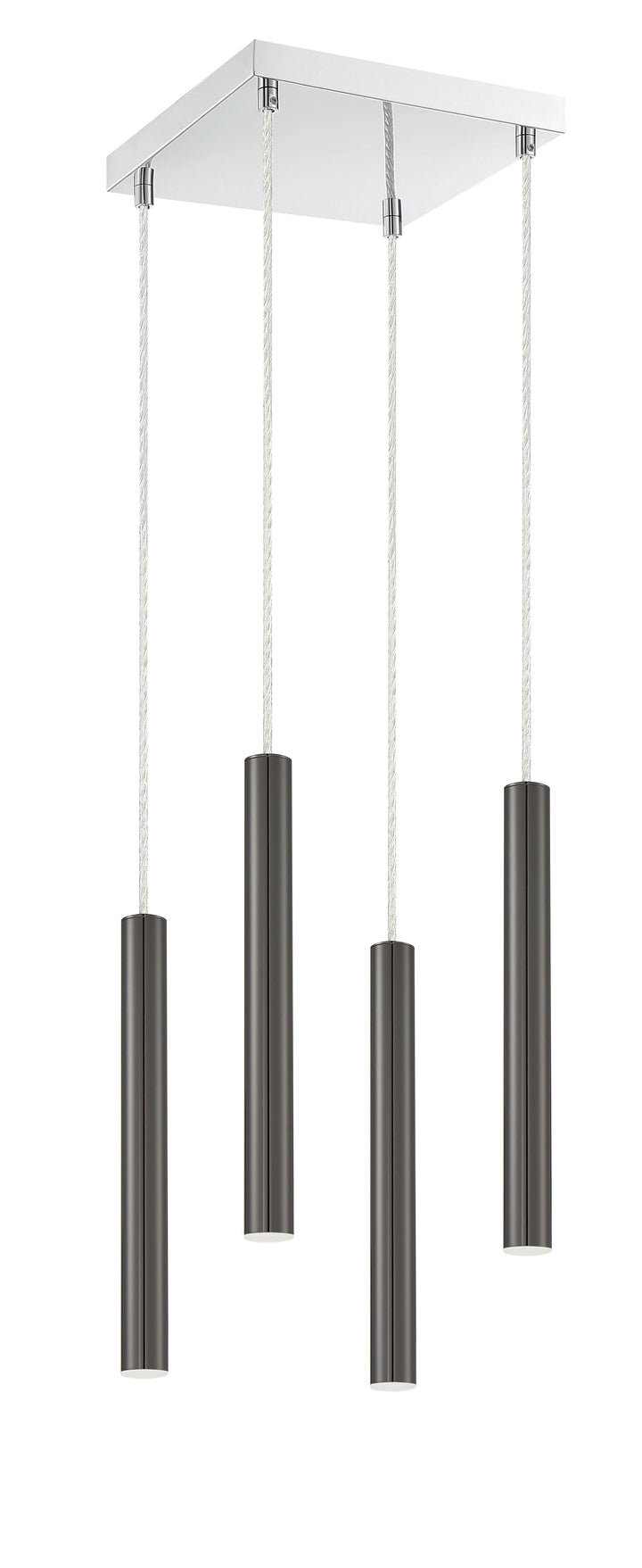 Forest - LED 4 Light Chandelier (917MP12-PBL-LED-4SCH)