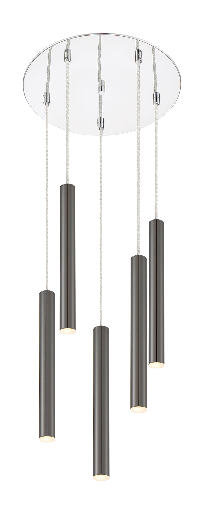 Forest - LED 5 Light Chandelier (917MP12-PBL-LED-5RCH)