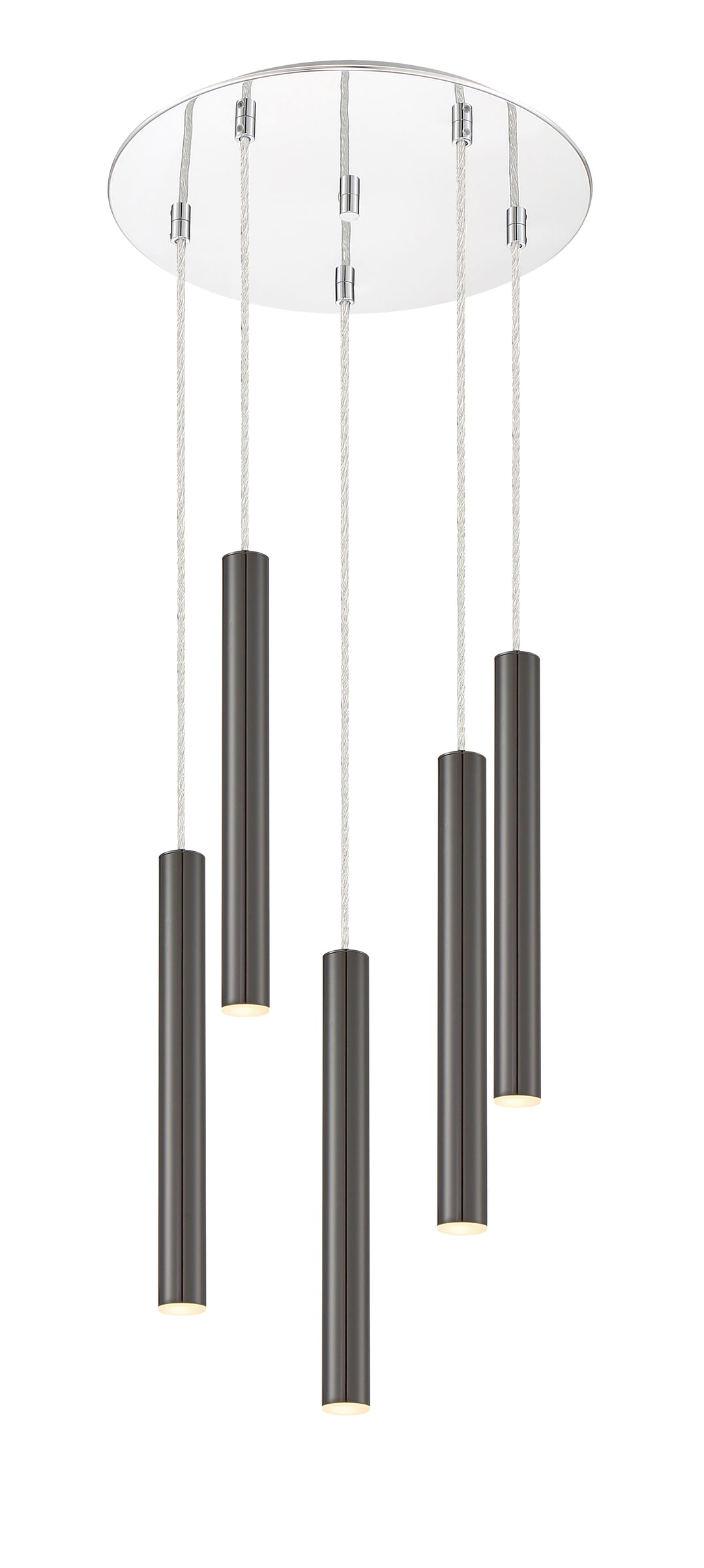 Forest - LED 5 Light Chandelier (917MP12-PBL-LED-5RCH)