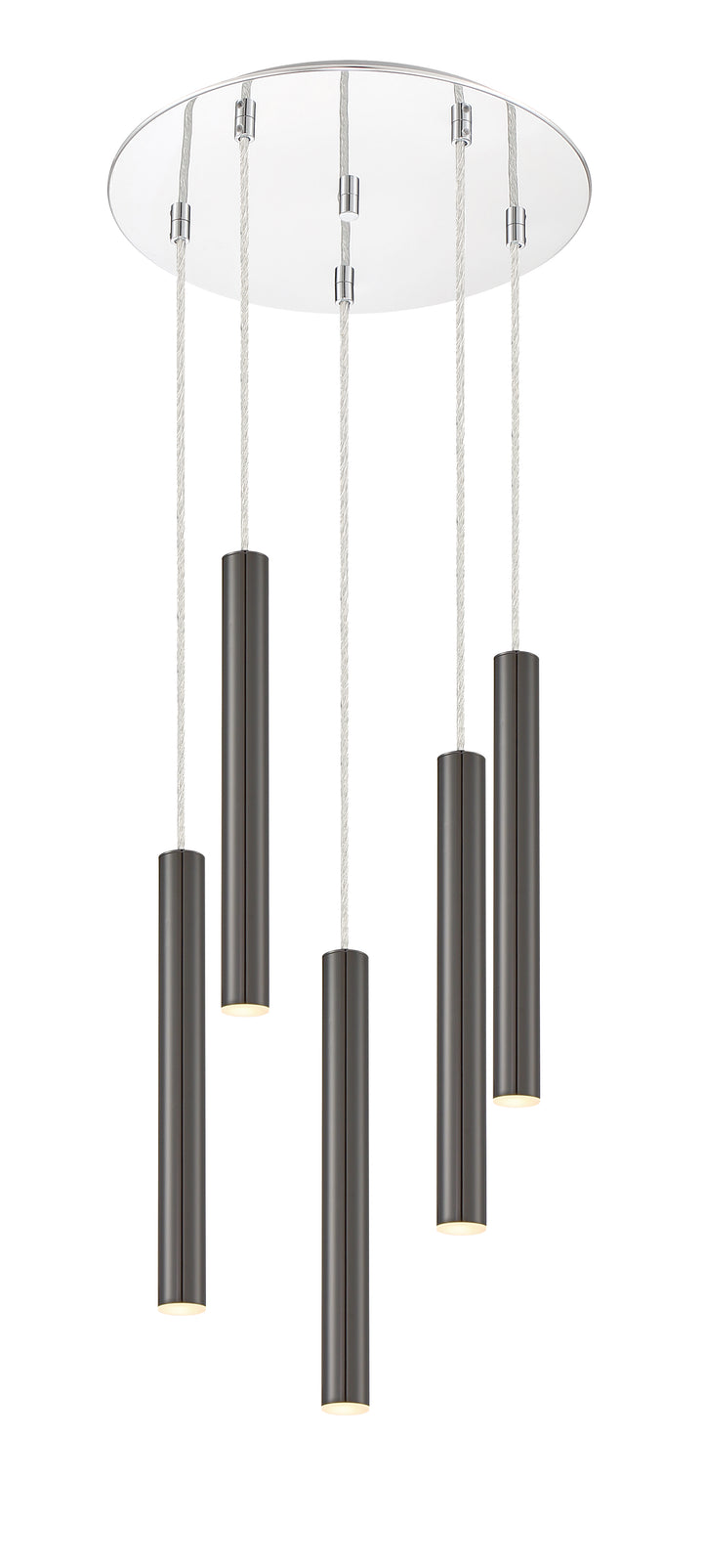 Forest - LED 5 Light Chandelier (917MP12-PBL-LED-5RCH)