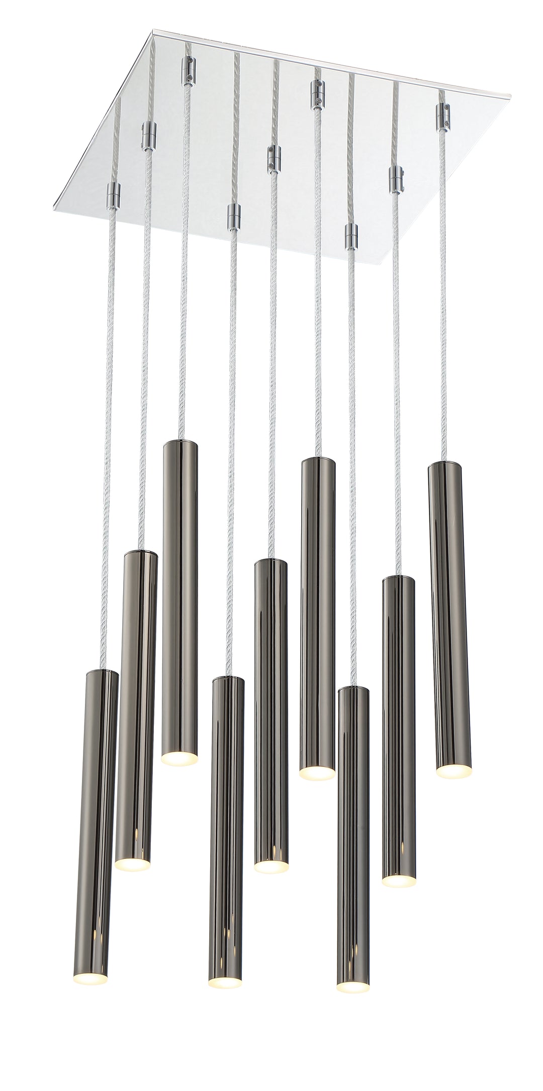 Forest - LED 9 Light Chandelier (917MP12-PBL-LED-9SCH)