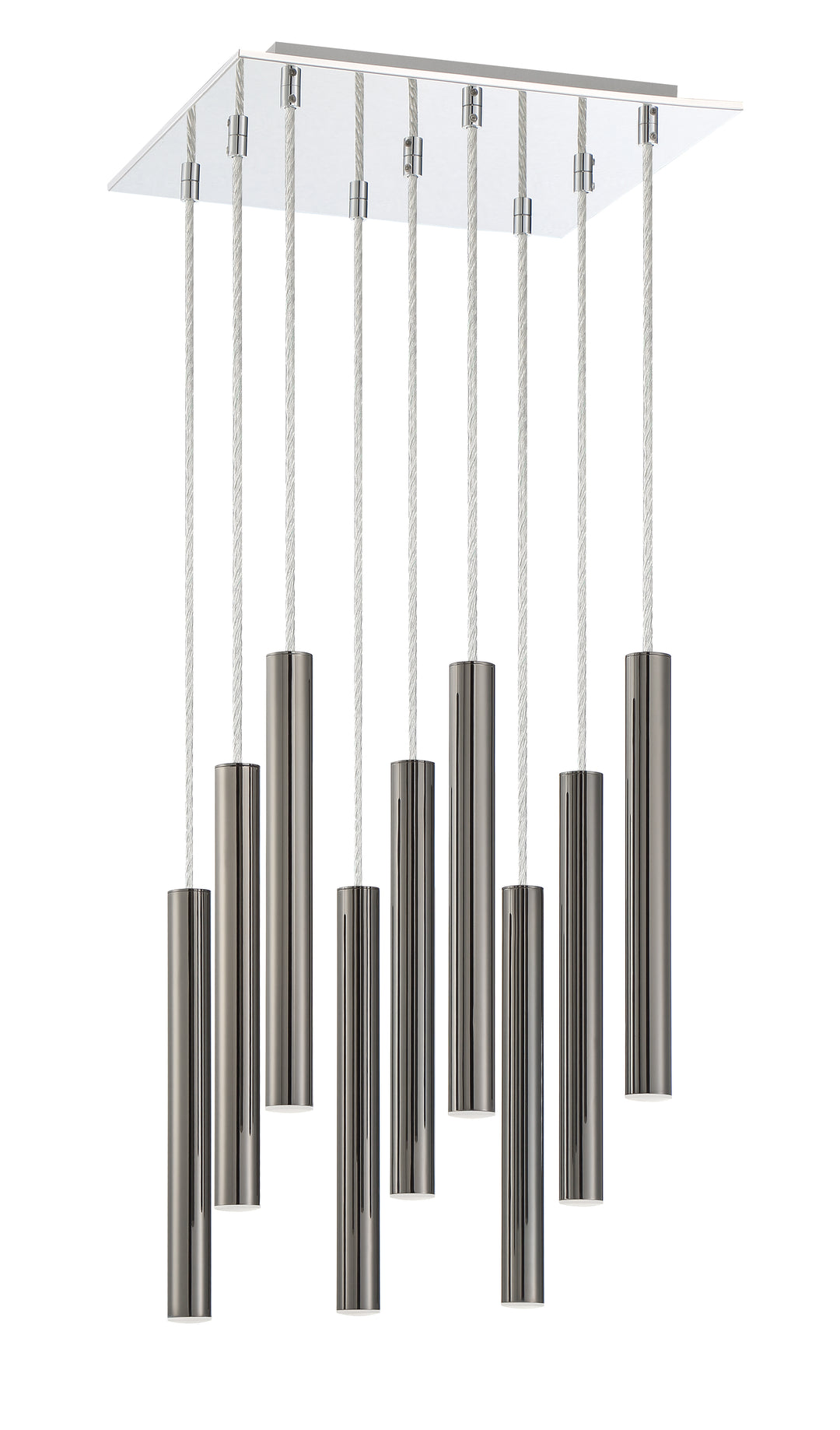 Forest - LED 9 Light Chandelier (917MP12-PBL-LED-9SCH)