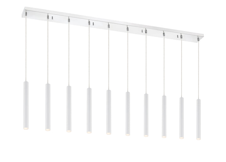 Forest - LED 10 Light Linear Chandelier (917MP12-WH-LED-10LCH)