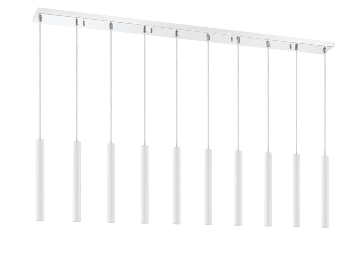 Forest - LED 10 Light Linear Chandelier (917MP12-WH-LED-10LCH)