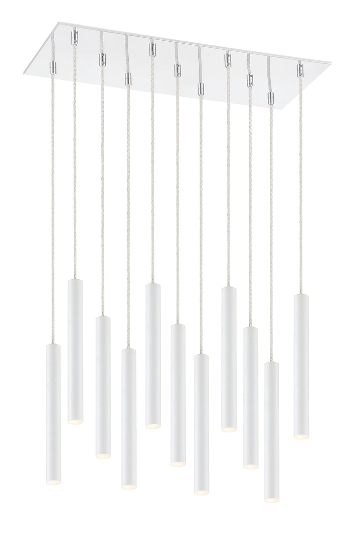 Forest - LED 11 Light Chandelier (917MP12-WH-LED-11LCH)