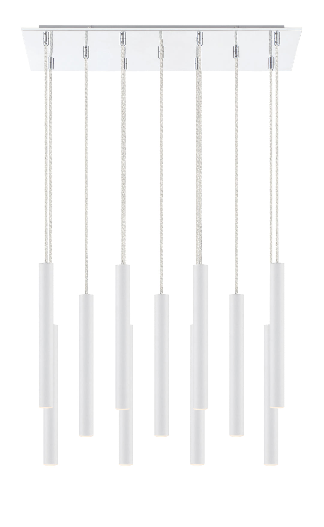 Forest - LED 11 Light Chandelier (917MP12-WH-LED-11LCH)