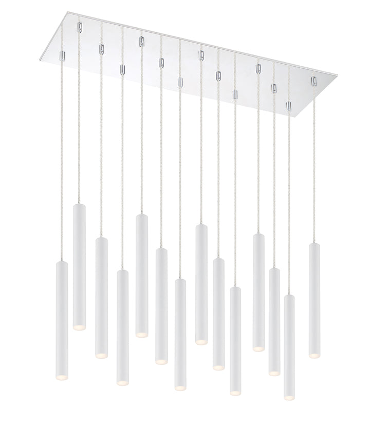 Forest - LED 14 Light Chandelier (917MP12-WH-LED-14LCH)