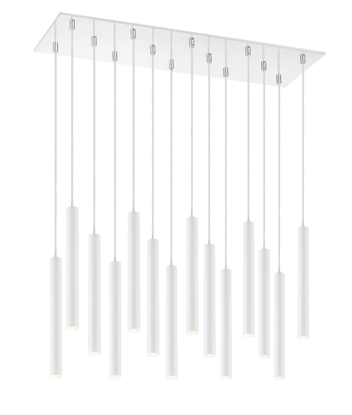 Forest - LED 14 Light Chandelier (917MP12-WH-LED-14LCH)