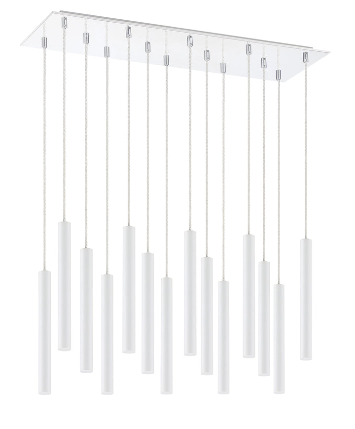 Forest - LED 14 Light Chandelier (917MP12-WH-LED-14LCH)
