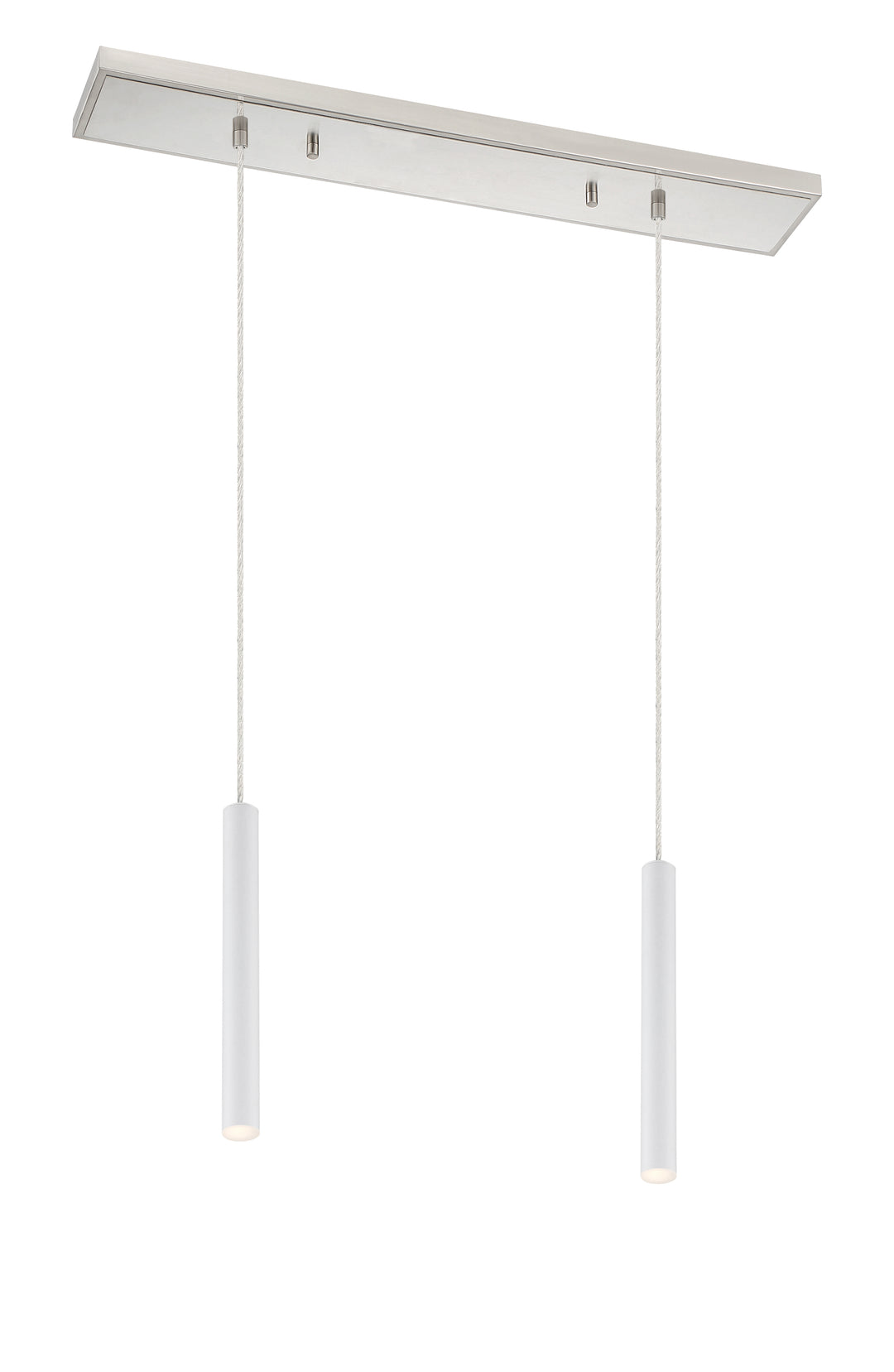 Forest - LED 2 Light Linear Chandelier (917MP12-WH-LED-2LBN)
