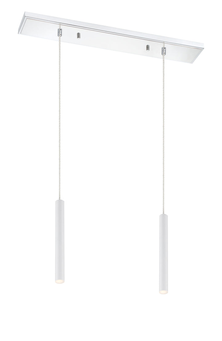 Forest - LED 2 Light Linear Chandelier (917MP12-WH-LED-2LCH)