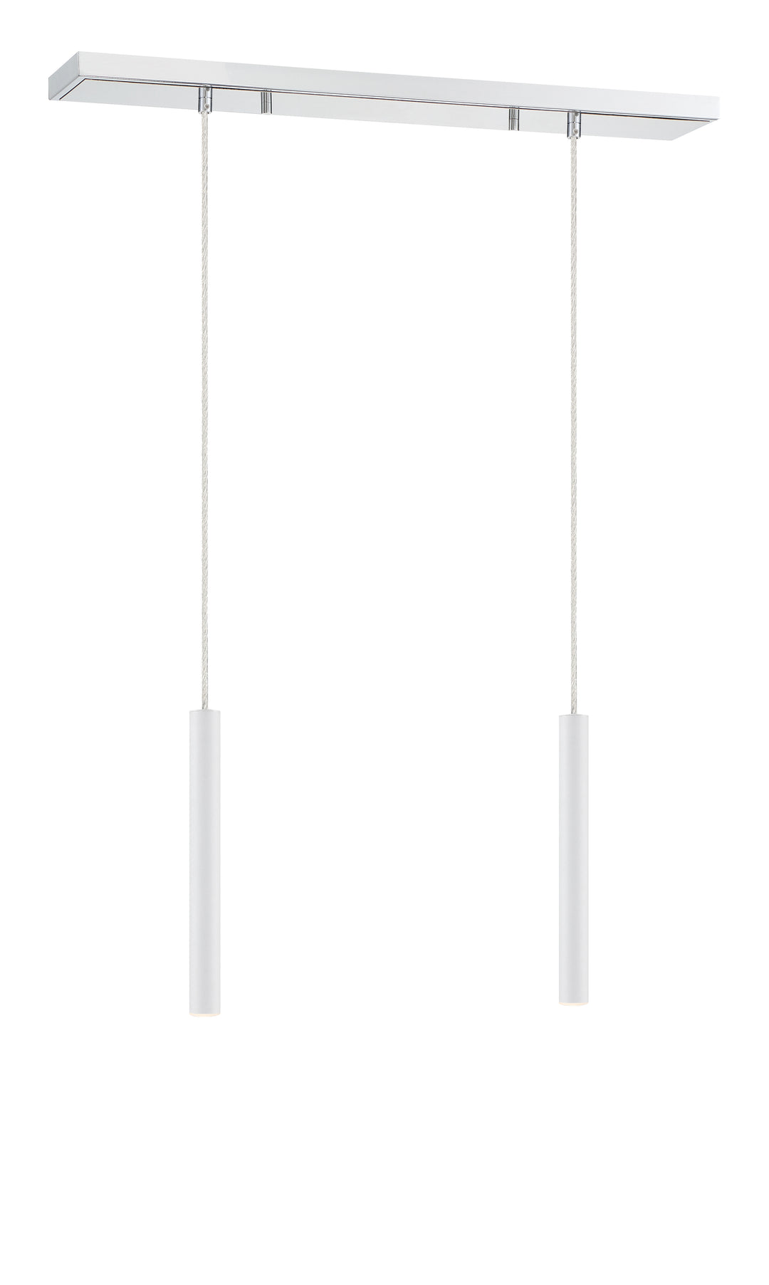 Forest - LED 2 Light Linear Chandelier (917MP12-WH-LED-2LCH)