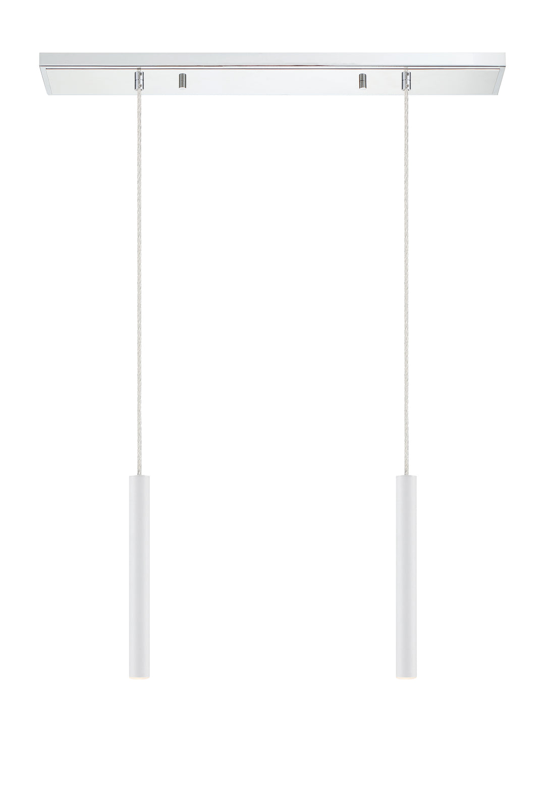 Forest - LED 2 Light Linear Chandelier (917MP12-WH-LED-2LCH)