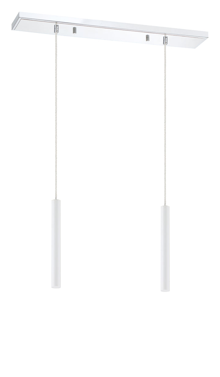 Forest - LED 2 Light Linear Chandelier (917MP12-WH-LED-2LCH)