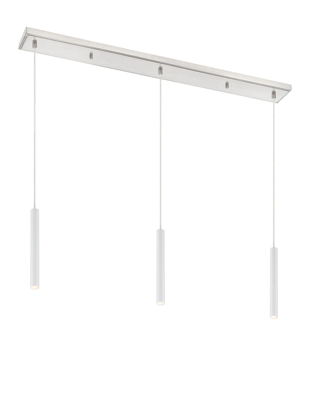 Forest - LED 3 Light Linear Chandelier (917MP12-WH-LED-3LBN)