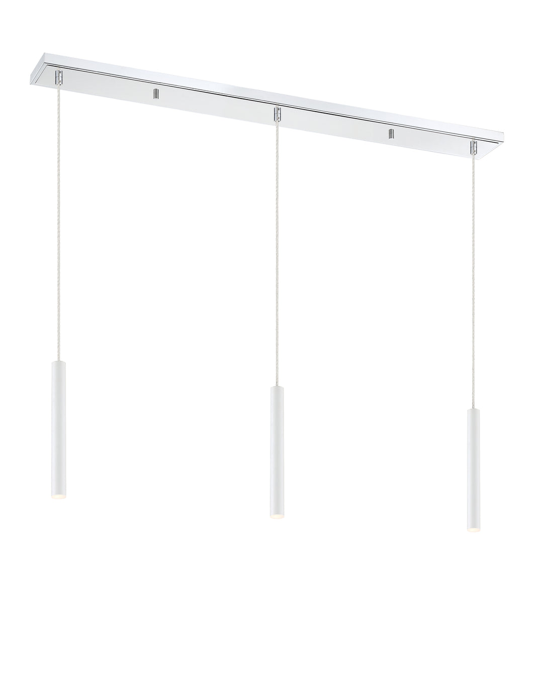 Forest - LED 3 Light Linear Chandelier (917MP12-WH-LED-3LCH)