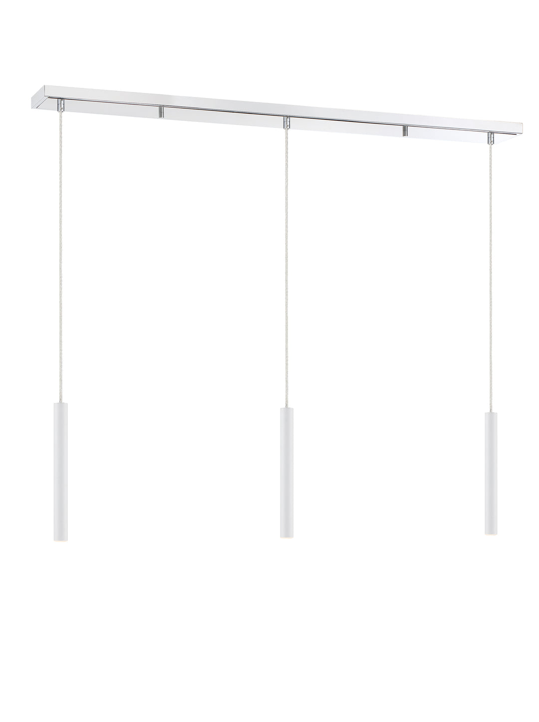 Forest - LED 3 Light Linear Chandelier (917MP12-WH-LED-3LCH)