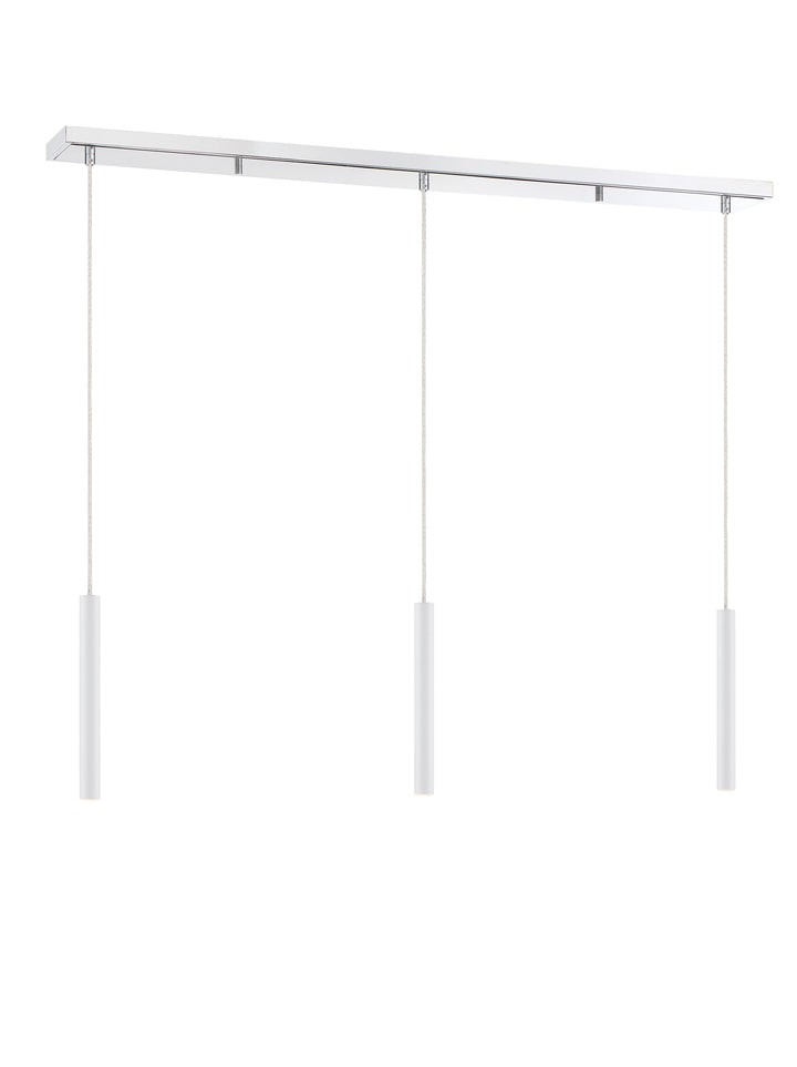 Forest - LED 3 Light Linear Chandelier (917MP12-WH-LED-3LCH)