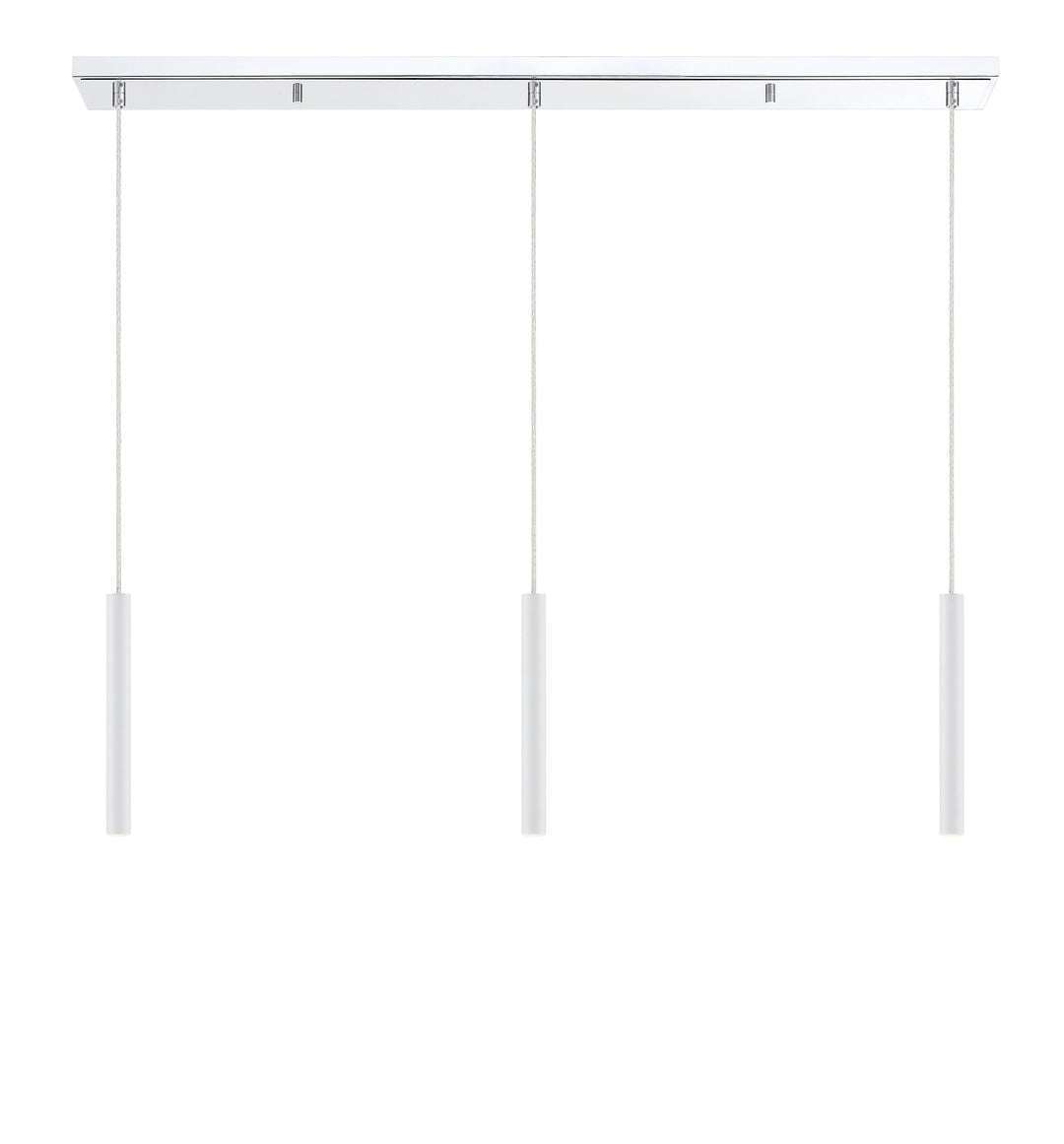 Forest - LED 3 Light Linear Chandelier (917MP12-WH-LED-3LCH)