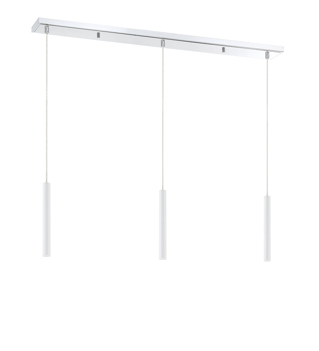 Forest - LED 3 Light Linear Chandelier (917MP12-WH-LED-3LCH)