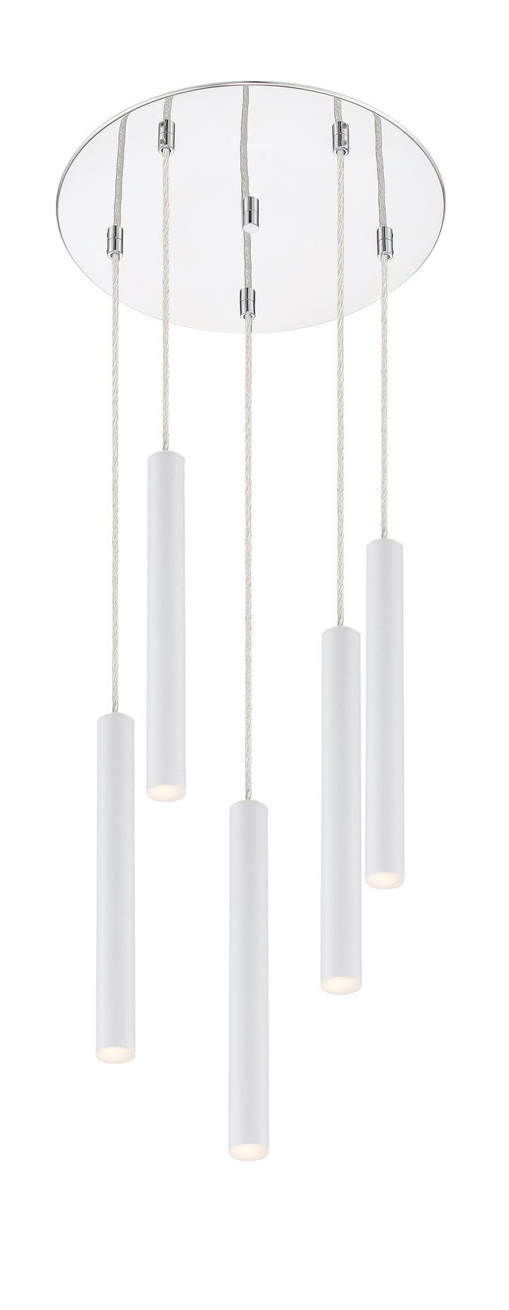 Forest - LED 5 Light Chandelier (917MP12-WH-LED-5RCH)