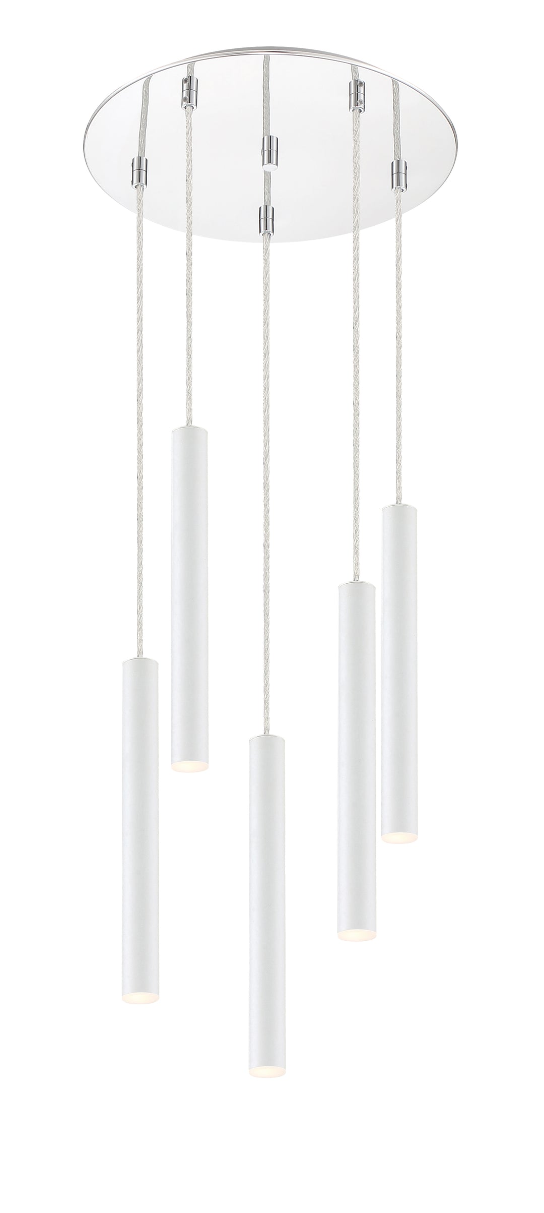 Forest - LED 5 Light Chandelier (917MP12-WH-LED-5RCH)