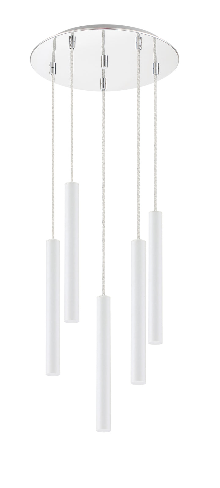 Forest - LED 5 Light Chandelier (917MP12-WH-LED-5RCH)