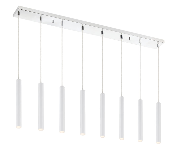 Forest - LED 8 Light Linear Chandelier (917MP12-WH-LED-8LCH)