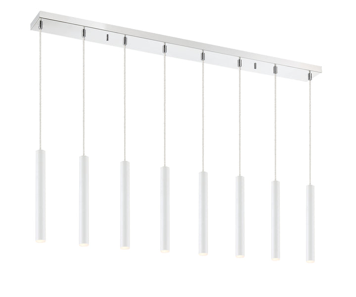 Forest - LED 8 Light Linear Chandelier (917MP12-WH-LED-8LCH)