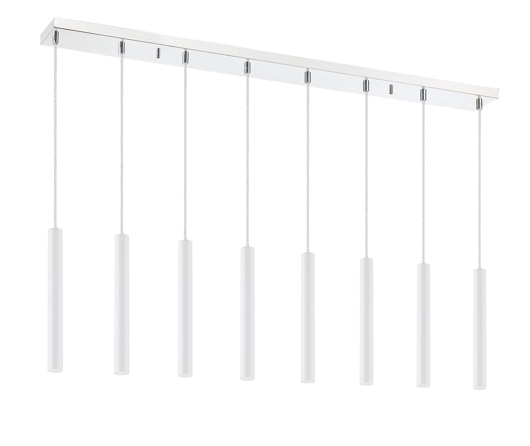 Forest - LED 8 Light Linear Chandelier (917MP12-WH-LED-8LCH)