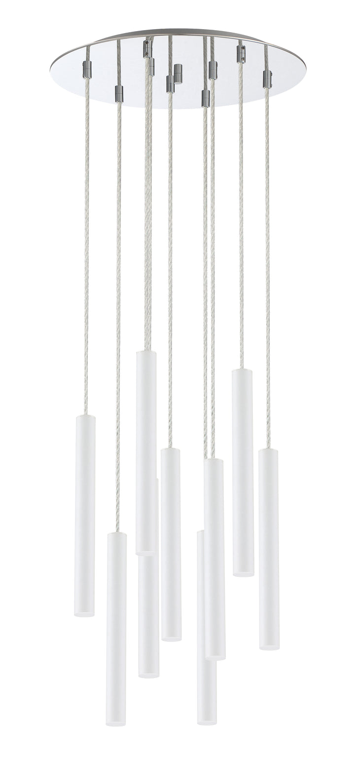 Forest - LED 9 Light Chandelier (917MP12-WH-LED-9RCH)