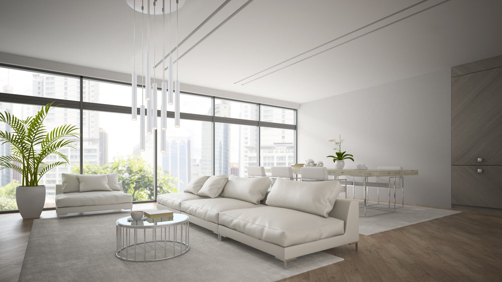 Forest - LED 9 Light Chandelier (917MP12-WH-LED-9RCH)