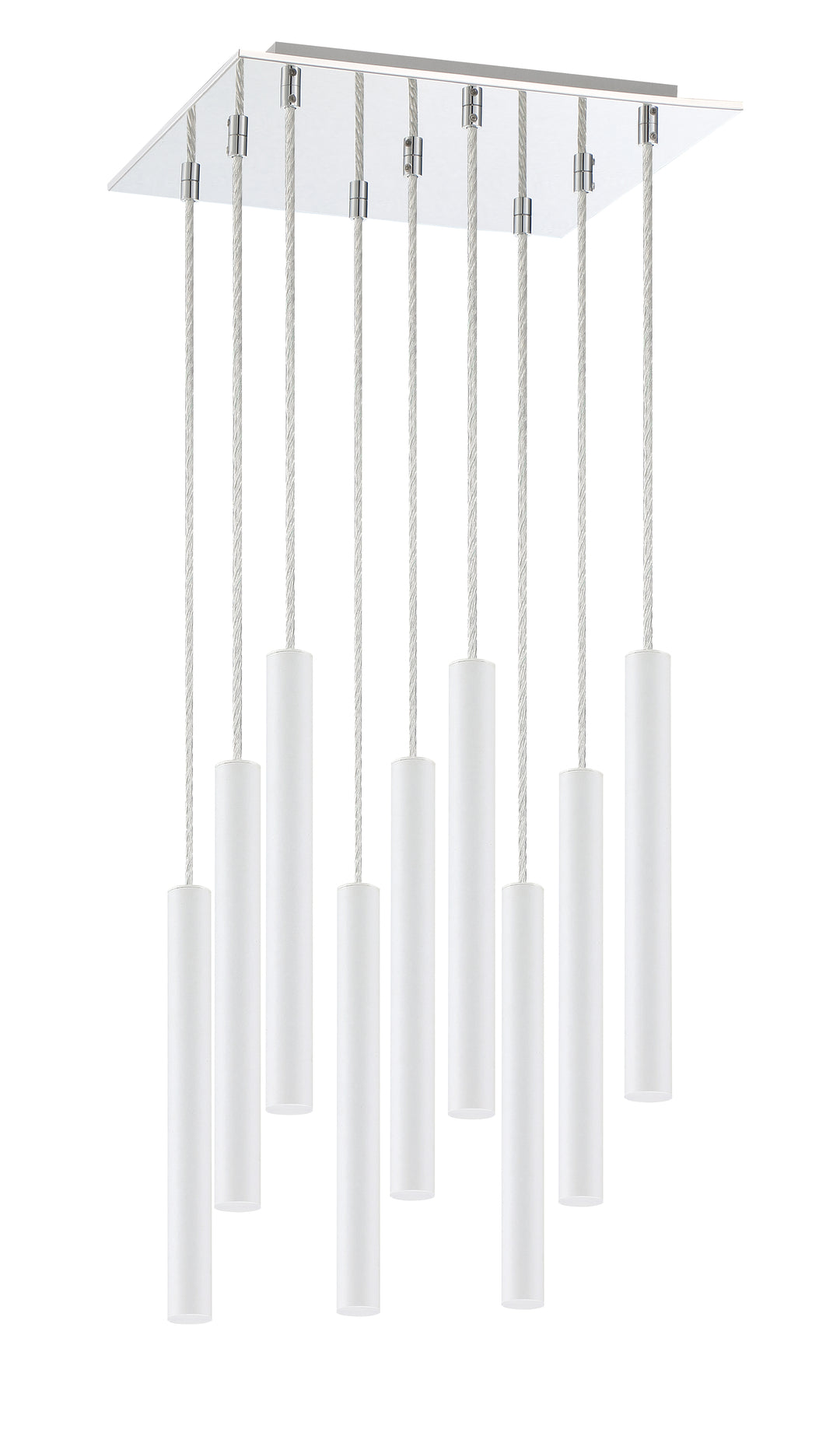 Forest - LED 9 Light Chandelier (917MP12-WH-LED-9SCH)