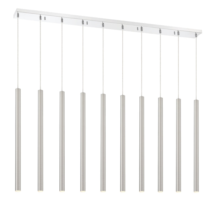 Forest - LED 10 Light Linear Chandelier (917MP24-BN-LED-10LCH)