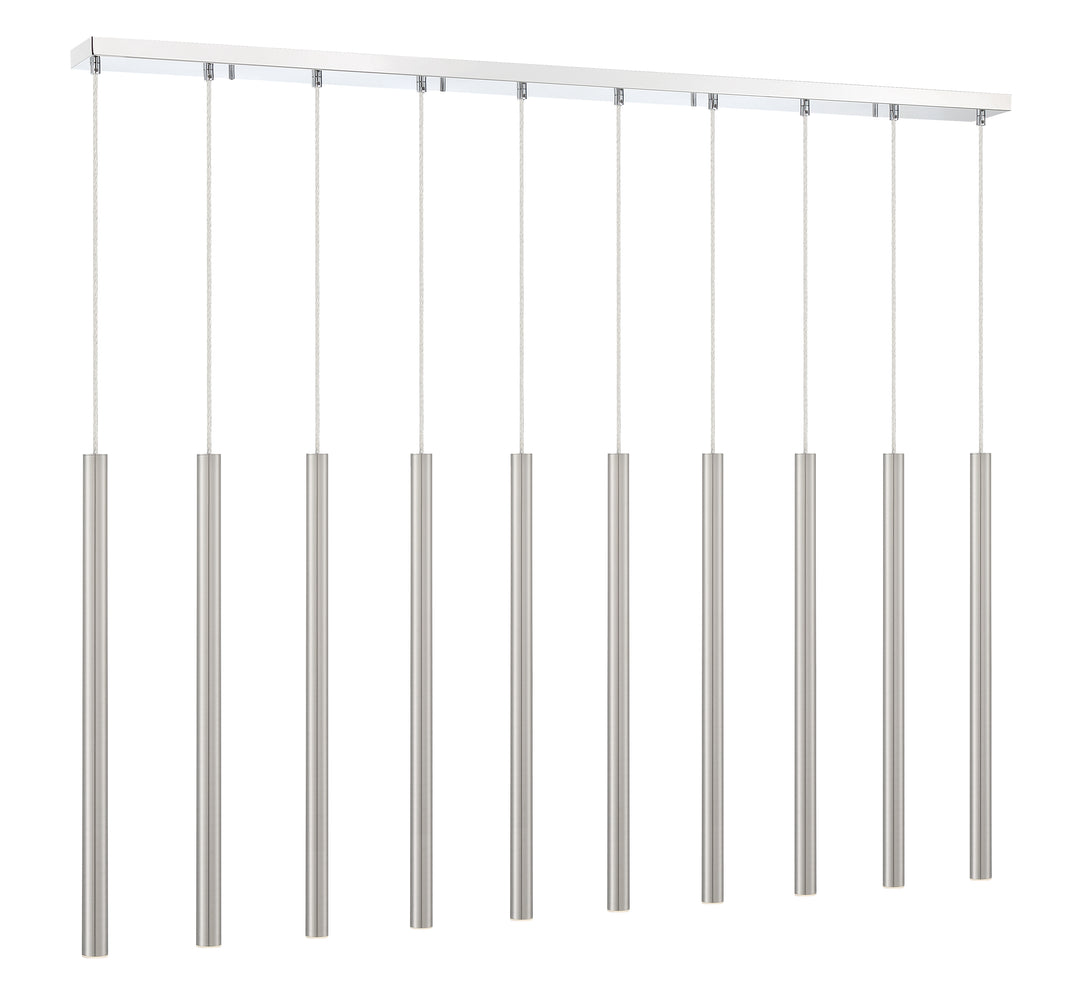 Forest - LED 10 Light Linear Chandelier (917MP24-BN-LED-10LCH)