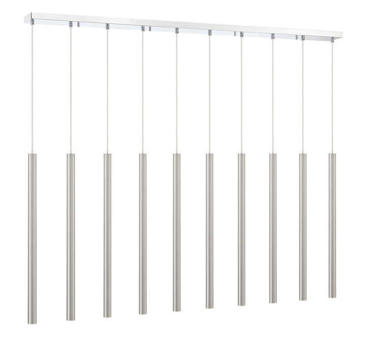 Forest - LED 10 Light Linear Chandelier (917MP24-BN-LED-10LCH)