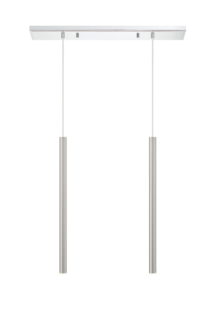 Forest - LED 2 Light Linear Chandelier (917MP24-BN-LED-2LCH)