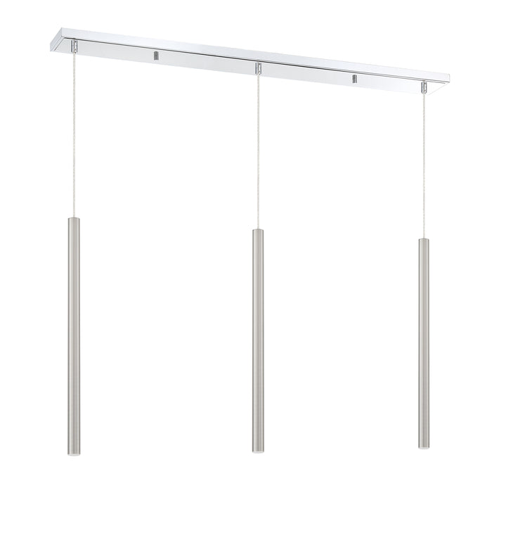 Forest - LED 3 Light Linear Chandelier (917MP24-BN-LED-3LCH)