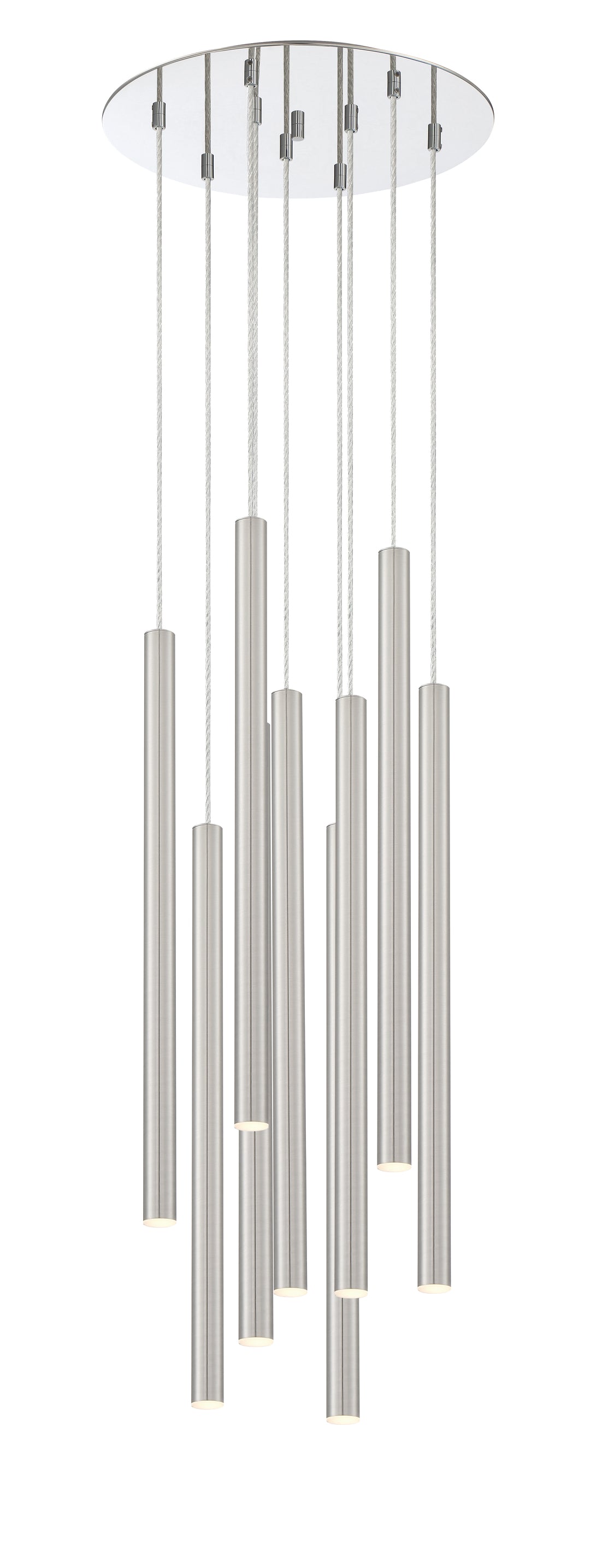 Forest - LED 9 Light Chandelier (917MP24-BN-LED-9RCH)