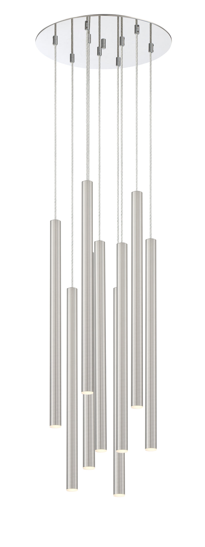 Forest - LED 9 Light Chandelier (917MP24-BN-LED-9RCH)