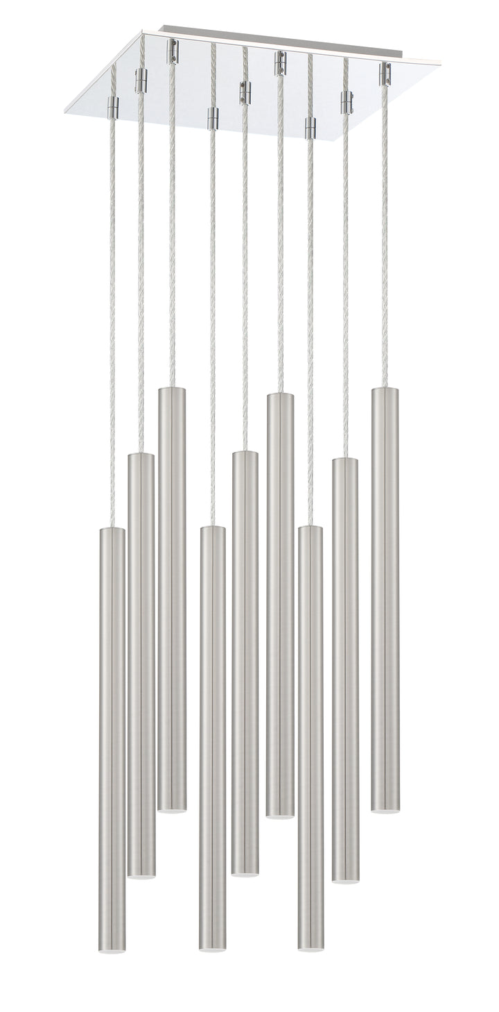 Forest - LED 9 Light Chandelier (917MP24-BN-LED-9SCH)
