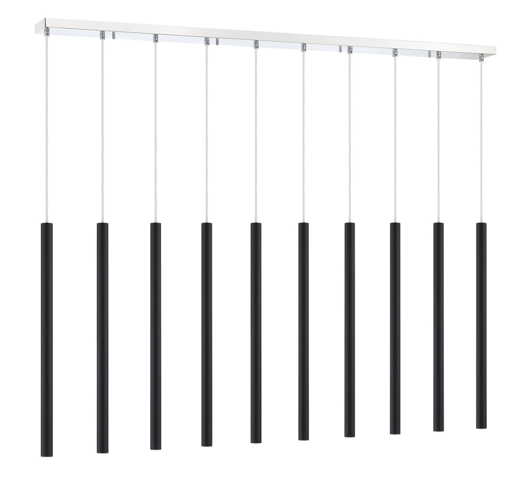Forest - LED 10 Light Linear Chandelier (917MP24-MB-LED-10LCH)