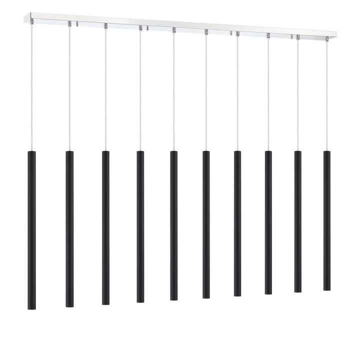 Forest - LED 10 Light Linear Chandelier (917MP24-MB-LED-10LCH)