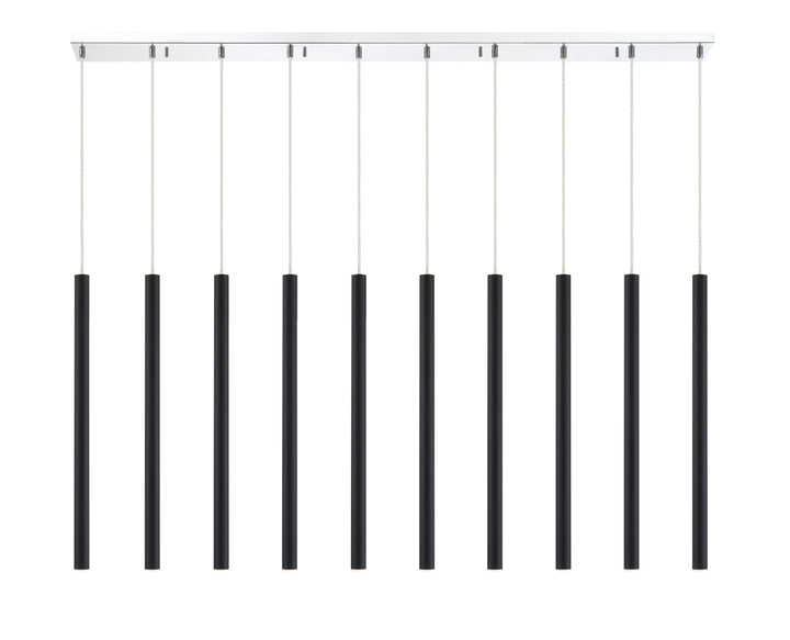 Forest - LED 10 Light Linear Chandelier (917MP24-MB-LED-10LCH)
