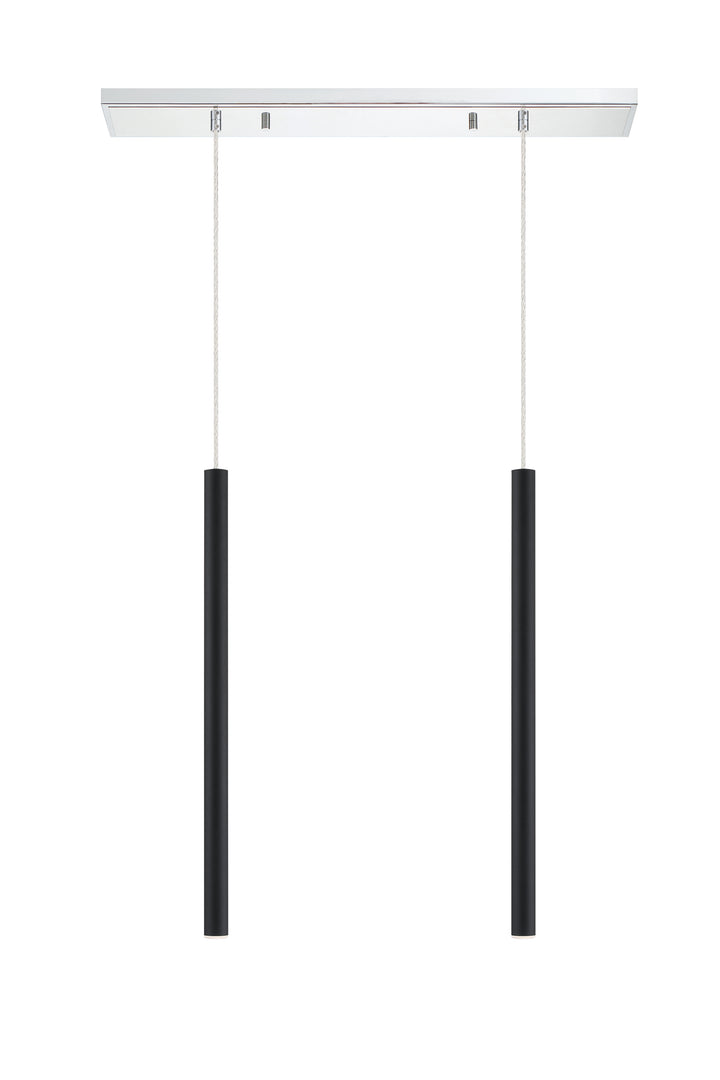 Forest - LED 2 Light Linear Chandelier (917MP24-MB-LED-2LCH)