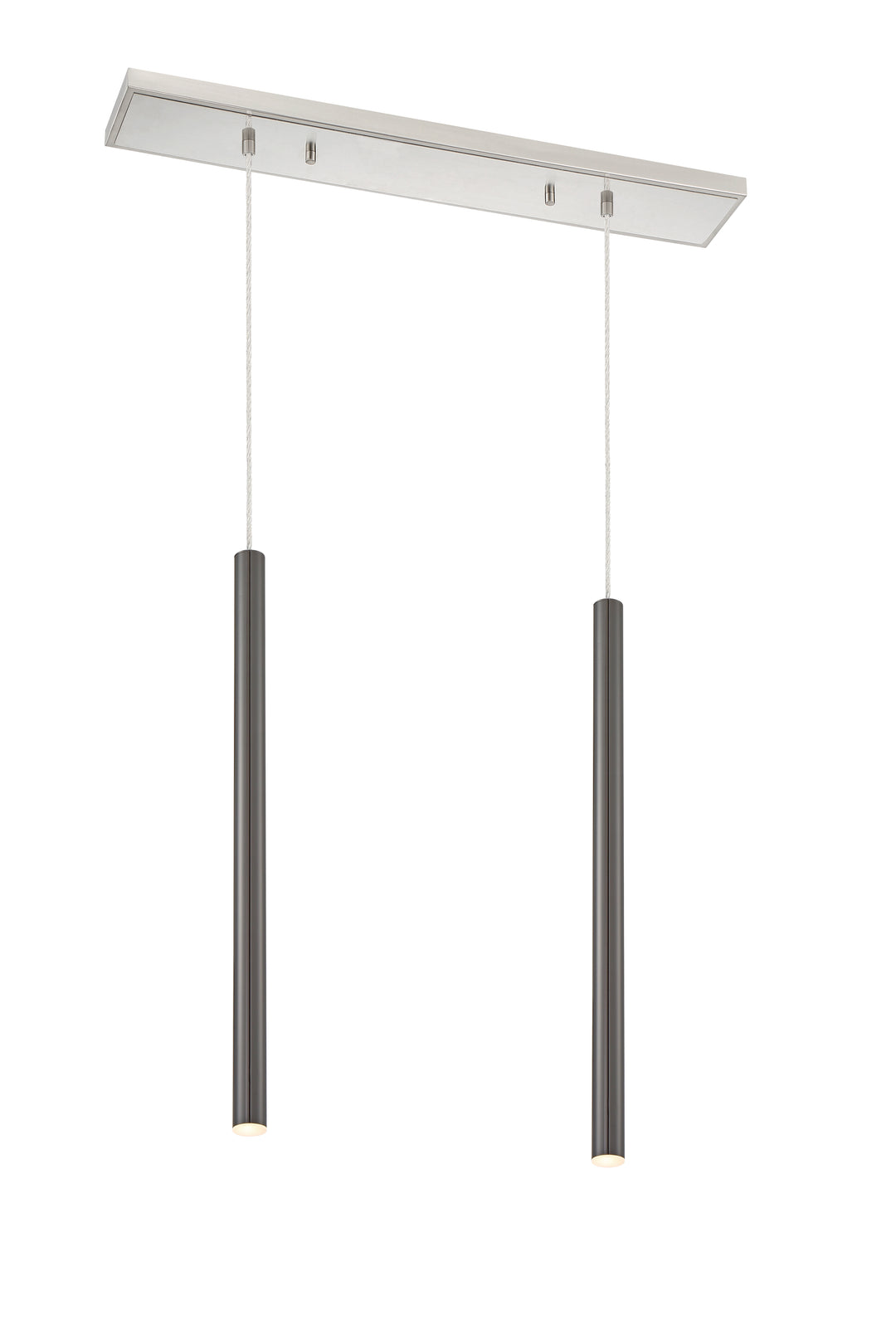 Forest - LED 2 Light Linear Chandelier (917MP24-PBL-LED-2LBN)